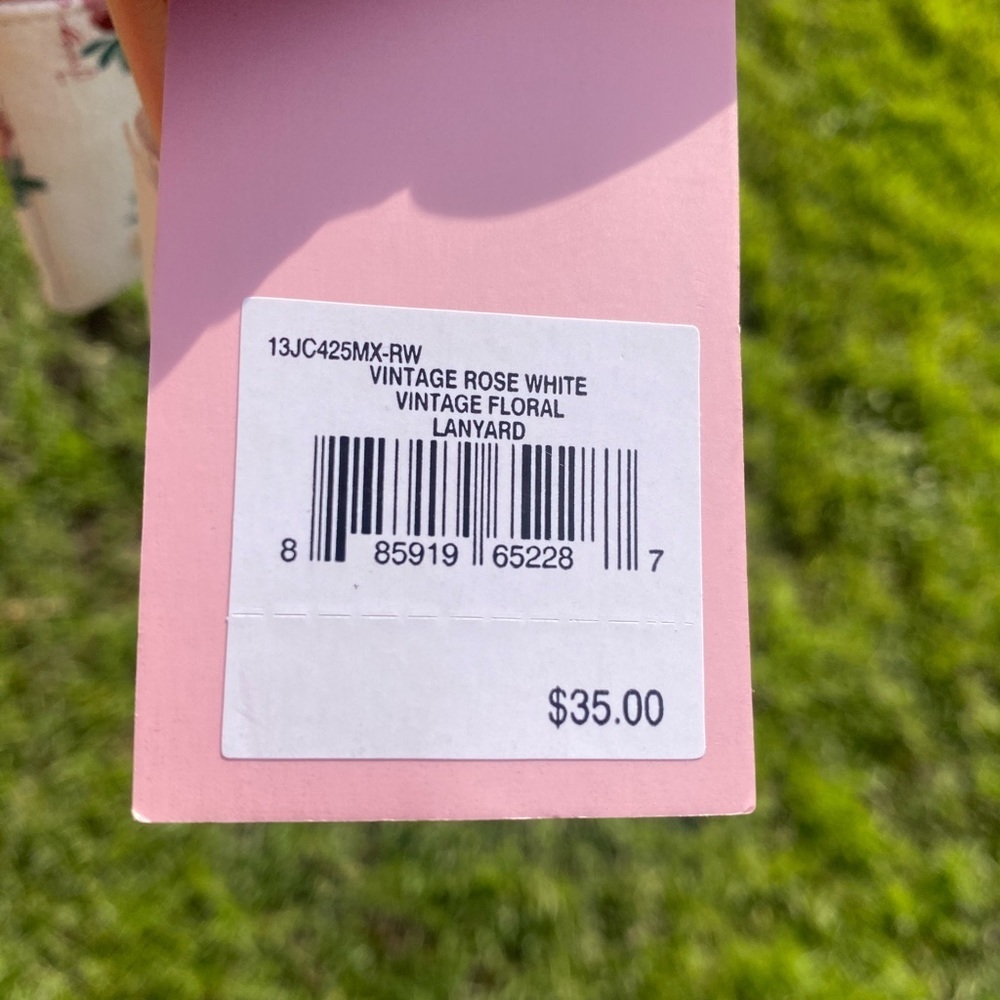 - JUICY COUTURE white and pink lanyard , NWT - Picture 7 of 11